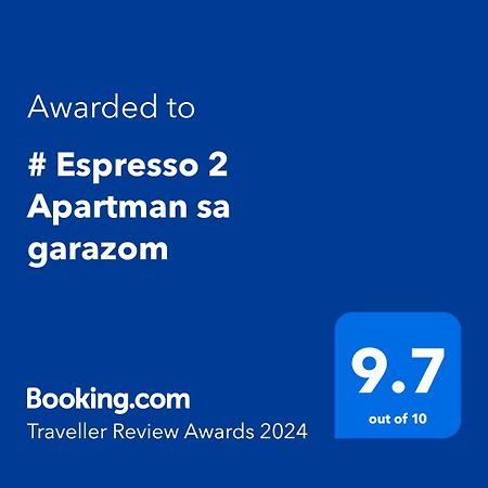 # Espresso 2 Apartman Sa Garazom Sremska Mitrovica Dış mekan fotoğraf